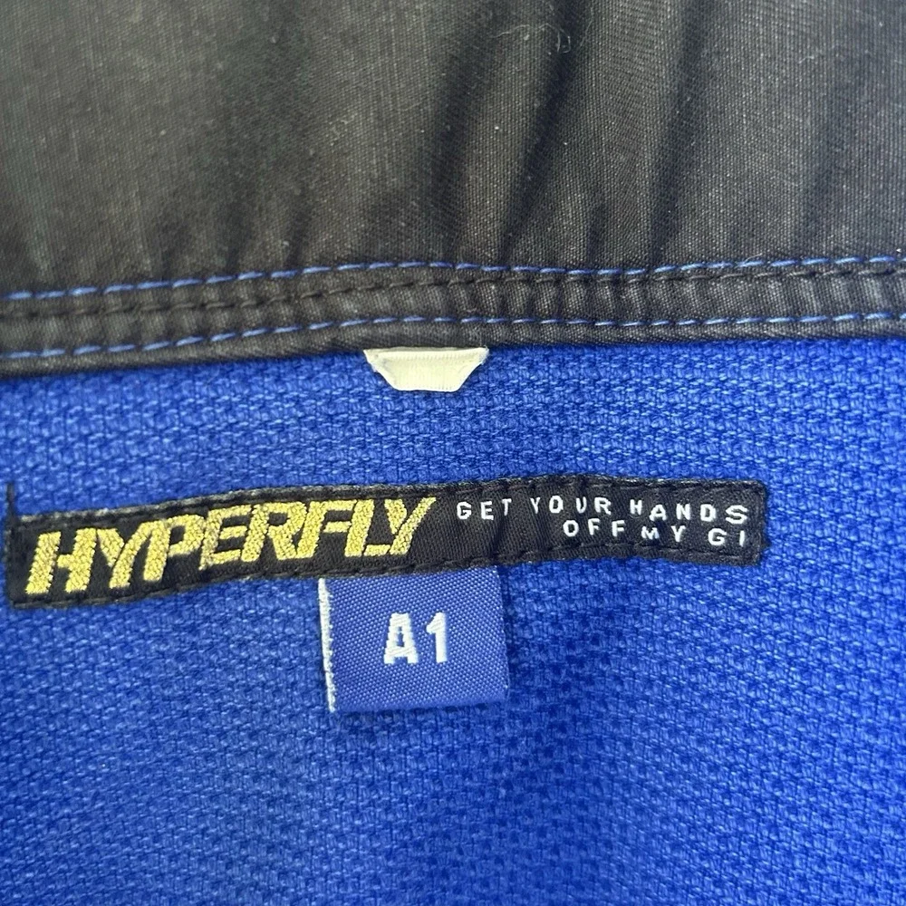 Hyperfly JudoFly X BJJ Premium Gi Men's Size A1 (Medium) Canvas Blue Top Only